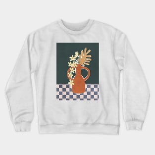 Pottery Flowers Table 3 Crewneck Sweatshirt